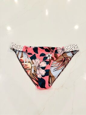 Maaji Tropical Floral Pink & Blue Swim Bottom